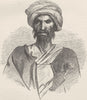 NORTH AFRICA. Bedouin of Sinai 1890 old antique vintage print picture