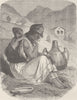 ALGERIA. Kabyle woman 1890 old antique vintage print picture