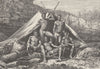 SOUTH AFRICA. Basutos, from Lesotho, South Africa 1890 old antique print
