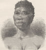SOUTH AFRICA. The Hottentot Venus 1890 old antique vintage print picture