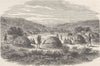 SOUTH AFRICA. Camp of Bushmen 1890 old antique vintage print picture