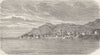 SIERRA LEONE. Free town, Sierra Leone 1890 old antique vintage print picture