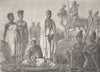 LIBERIA. Typical tribes of the North-West Coast of Africa 1890 old print