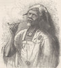 MALI. Chief of the Somonos of Yamina 1890 old antique vintage print picture