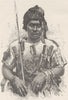 SENEGAL. Joloff Marabout, or Priest from Senegal 1890 old antique print
