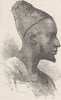 SENEGAL. Lapto of Goree, Senegambia 1891 old antique vintage print picture
