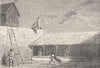 MALI. House at Sego, Bambara 1891 old antique vintage print picture