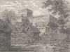 GHANA. King Koffee's Palace, Kumasi Kumasi (February, 1874)  1891 old print