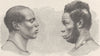 GABON. Native of the Gabon; Tau-type of Kruman 1891 old antique print picture