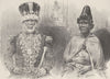 GABON. King William, or Roi Denis of the Gabon, and his Principal wife 1891