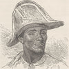 IVORY COAST. M'combe, Chief of the Adolina Longo 1891 old antique print