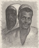NORTH AFRICA. Bedouin and Fellah from Egypt 1891 old antique print picture