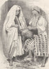 MOROCCO. Berber women of the interior of Morocco 1891 old antique print
