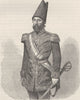 IRAN. The Governor-General of a Province 1891 old antique print picture