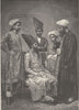 INDIA. Parsees in Bombay (Mumbai)  1891 old antique vintage print picture