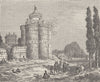 IRAN. Pigeon-Tower near Isfahan 1891 old antique vintage print picture