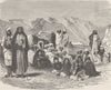 AFGHANISTAN. Group of Afghans 1891 old antique vintage print picture