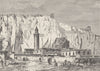ARMENIA. The rock of van, Armenia 1891 old antique vintage print picture