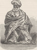 INDIA. An old Sikh 1892 antique vintage print picture