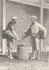INDIA. Water-carriers of Calcutta (Kolkata)  1892 old antique print picture