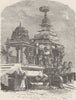 INDIA. The car of Jagganath 1892 old antique vintage print picture