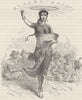 INDIA. Egg Dance 1892 old antique vintage print picture