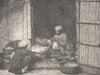 INDIA. Rice dealers of Patna, Bihar Province 1892 old antique print picture