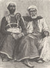 INDIA. Natives of Hyderabad 1892 old antique vintage print picture