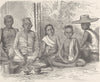 LAOS. Indo-Chinese of Laos 1892 old antique vintage print picture