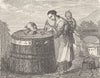 CHINA. Chinese punishment of the Cangue 1892 old antique vintage print picture
