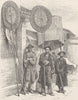 CHINA. Chinese Mutes 1892 old antique vintage print picture