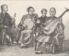 CHINA. Chinese itinerant musicians 1892 old antique vintage print picture