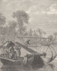 CHINA. Chinese Mode of fishing 1892 old antique vintage print picture