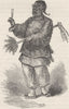 CHINA. Chinese schoolmaster 1892 old antique vintage print picture