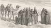 TURKMENISTAN. Turkoman bridal party 1892 old antique vintage print picture