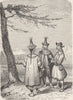 RUSSIA. Yakut tribesmen 1892 old antique vintage print picture