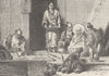 JAPAN. Studio of a Japanese wood-carver 1892 old antique vintage print picture