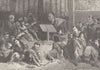 JAPAN. Japanese school 1892 old antique vintage print picture