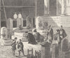 JAPAN. Japanese tombs 1892 old antique vintage print picture