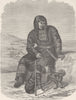RUSSIA. Kamtskadales 1892 old antique vintage print picture
