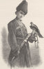 RUSSIA. Young Tatar noble 1893 old antique vintage print picture