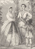 GEORGIA. Georgians 1893 old antique vintage print picture