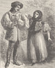 HUNGARY. Costumes of Pesth 1893 old antique vintage print picture