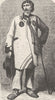 CROATIA. Slavonian peasant 1893 old antique vintage print picture