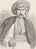 BOSNIA. Bosnian peasant 1893 old antique vintage print picture