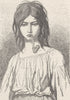 CROATIA. Young gypsy girl of Osijek, Slavonia 1893 old antique print picture