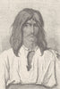 CROATIA. Slavonian gypsy 1893 old antique vintage print picture