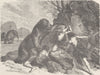 PREHISTORIC. Man in the days of the cave bear & mammoth (Palaeolithic)  1893
