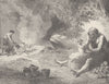 POTTERY. The first potter 1893 old antique vintage print picture