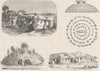 PREHISTORIC. Monuments of the Neolithic Age 1893 old antique print picture
